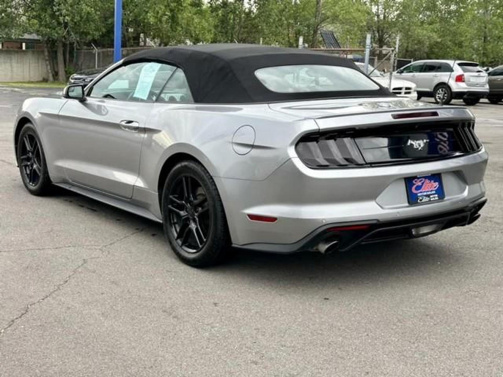 2020 ICONIC SILVER /Black FORD MUSTANG EcoBoost Premium Convertible (1FATP8UH2L5) with an L4,2.3L(140 CID), engine, AUTOMATIC transmission, located at 14600 Frazho Road, Warren, MI, 48089, (586) 776-3400, 42.485996, -82.974220 - Photo #6