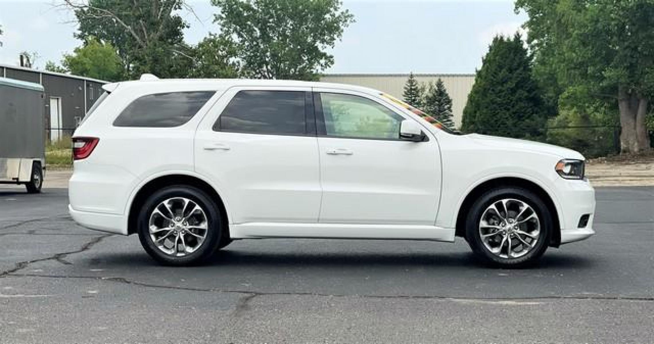 2020 WHITE DODGE DURANGO (1C4RDHDG9LC) with an V6,3.6L(220 CID),DOHC engine, AUTOMATIC transmission, located at 14600 Frazho Road, Warren, MI, 48089, (586) 776-3400, 42.485996, -82.974220 - Photo #0