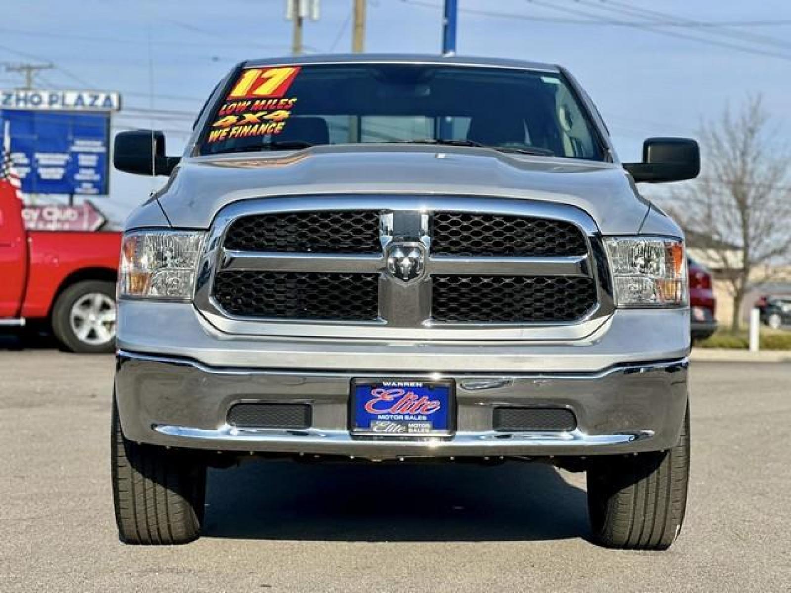 2017 SILVER RAM 1500 (1C6RR7LT9HS) with an V8,5.7L(345 CID),OHV engine, AUTOMATIC transmission, located at 14600 Frazho Road, Warren, MI, 48089, (586) 776-3400, 42.485996, -82.974220 - Photo #1