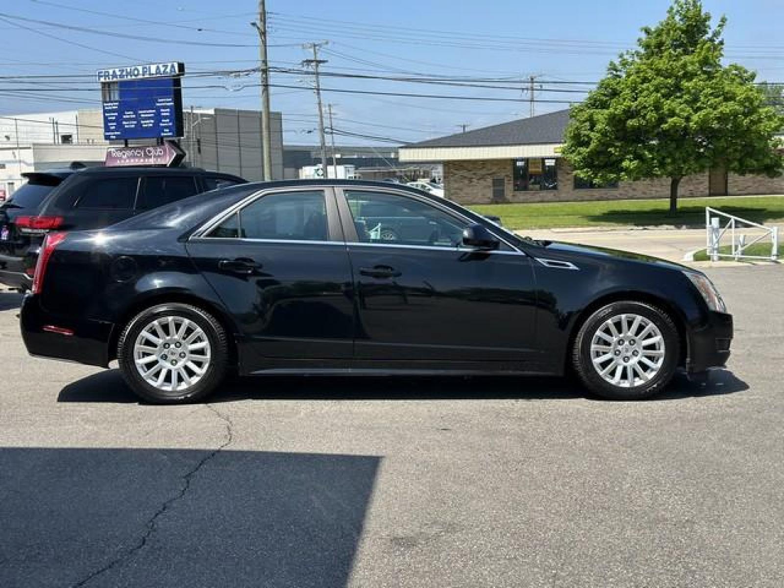 2013 BLACK CADILLAC CTS (1G6DE5E50D0) with an V6,3.0L(182 CID),DOHC engine, AUTOMATIC transmission, located at 14600 Frazho Road, Warren, MI, 48089, (586) 776-3400, 42.485996, -82.974220 - Photo #3