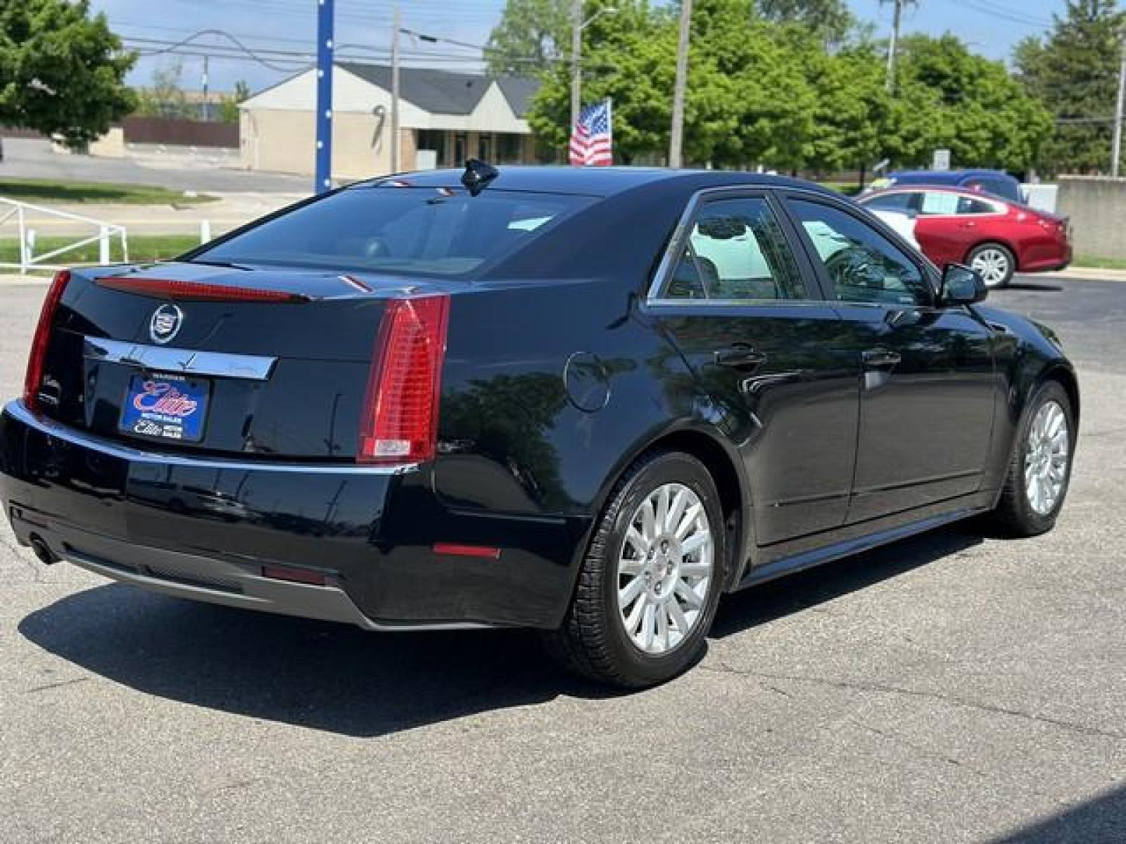 2013 BLACK CADILLAC CTS (1G6DE5E50D0) with an V6,3.0L(182 CID),DOHC engine, AUTOMATIC transmission, located at 14600 Frazho Road, Warren, MI, 48089, (586) 776-3400, 42.485996, -82.974220 - Photo #4
