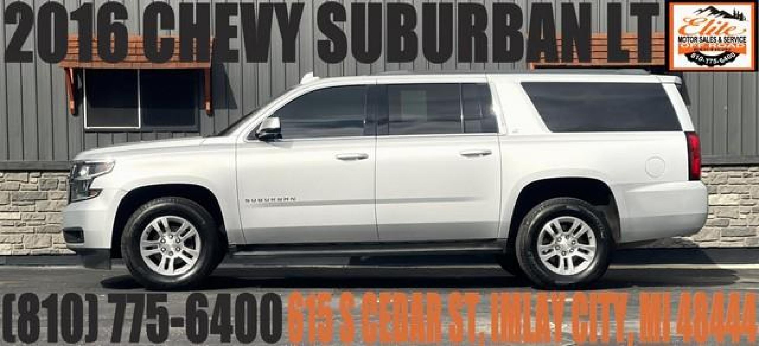 2016 SILVER CHEVROLET SUBURBAN (1GNSKHKC3GR) with an V8,5.3L(325 CID),OHV engine, AUTOMATIC transmission, located at 14600 Frazho Road, Warren, MI, 48089, (586) 776-3400, 42.485996, -82.974220 - Photo #0