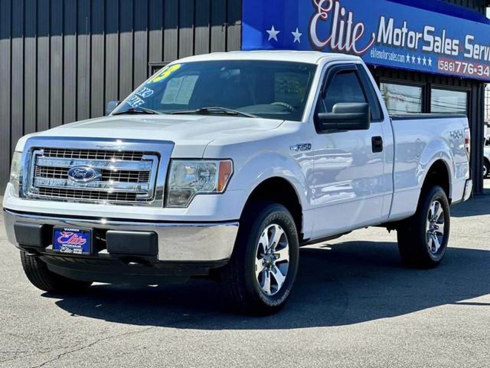 2013 WHITE FORD F-150 (1FTMF1EM0DF) with an V6,3.7L(227 CID),DOHC engine, AUTOMATIC transmission, located at 14600 Frazho Road, Warren, MI, 48089, (586) 776-3400, 42.485996, -82.974220 - Photo #0