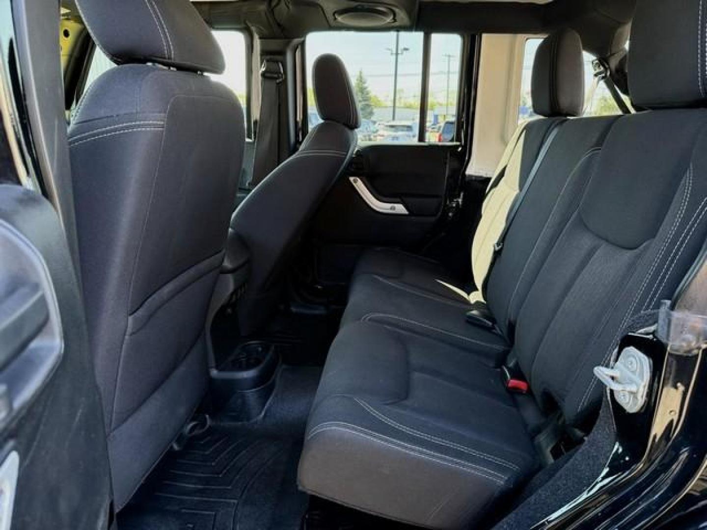 2014 BLACK JEEP WRANGLER (1C4BJWEG7EL) with an V6,3.6L(220 CID),DOHC engine, AUTOMATIC transmission, located at 14600 Frazho Road, Warren, MI, 48089, (586) 776-3400, 42.485996, -82.974220 - Photo#10