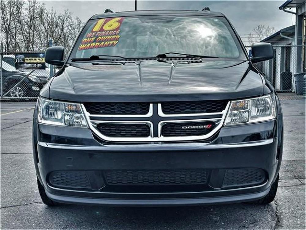 2016 BLACK DODGE JOURNEY (3C4PDCABXGT) with an L4,2.4L(144 CID),DOHC engine, AUTOMATIC transmission, located at 14600 Frazho Road, Warren, MI, 48089, (586) 776-3400, 42.485996, -82.974220 - Photo #3