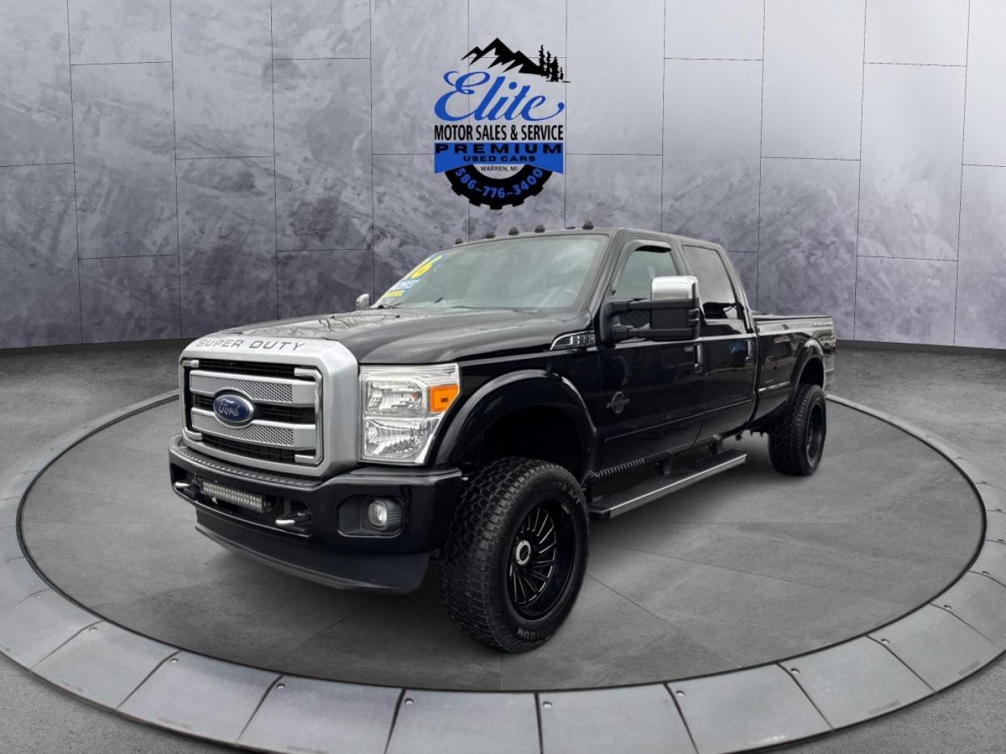 2016 BLACK FORD F-350 SUPER DUTY (1FT8W3BT1GE) with an V8,6.7L(406 CID),OHV engine, AUTOMATIC transmission, located at 14600 Frazho Road, Warren, MI, 48089, (586) 776-3400, 42.485996, -82.974220 - Photo#0