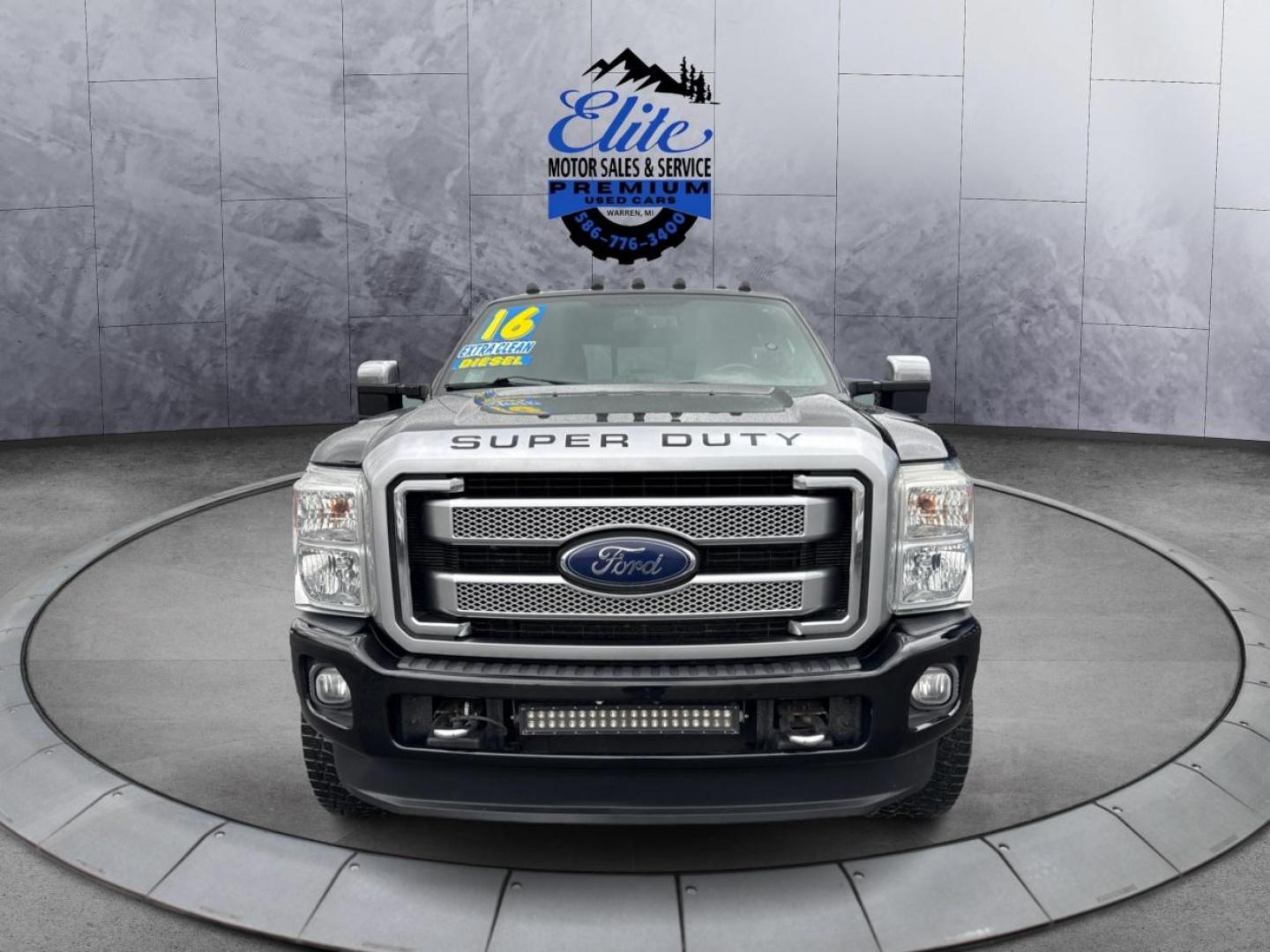 2016 BLACK FORD F-350 SUPER DUTY (1FT8W3BT1GE) with an V8,6.7L(406 CID),OHV engine, AUTOMATIC transmission, located at 14600 Frazho Road, Warren, MI, 48089, (586) 776-3400, 42.485996, -82.974220 - Photo#1