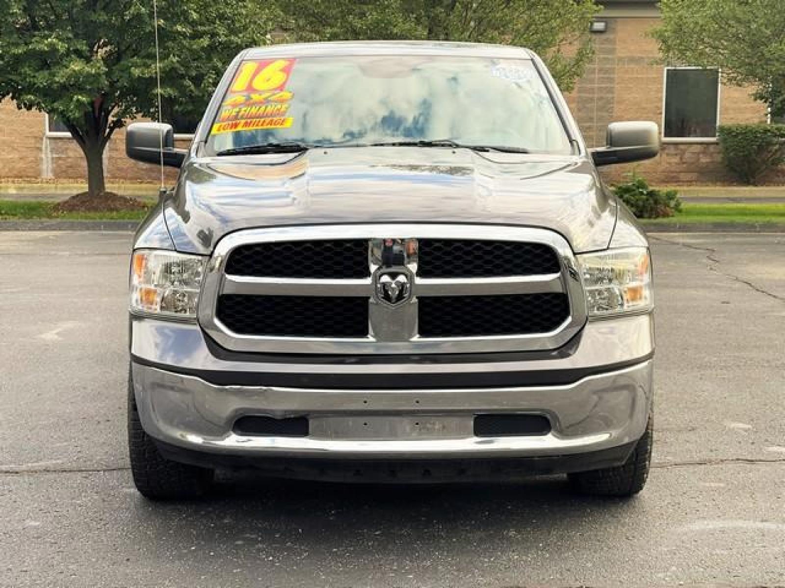 2016 GREY RAM 1500 (1C6RR7LT5GS) with an V8,5.7L(345 CID),OHV engine, AUTOMATIC transmission, located at 14600 Frazho Road, Warren, MI, 48089, (586) 776-3400, 42.485996, -82.974220 - Photo #2