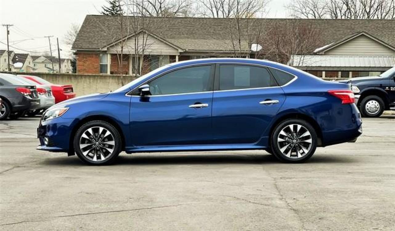 2017 BLUE NISSAN SENTRA (3N1CB7APXHY) with an L4,1.6L( CID),DOHC engine, AUTOMATIC transmission, located at 14600 Frazho Road, Warren, MI, 48089, (586) 776-3400, 42.485996, -82.974220 - Photo #1
