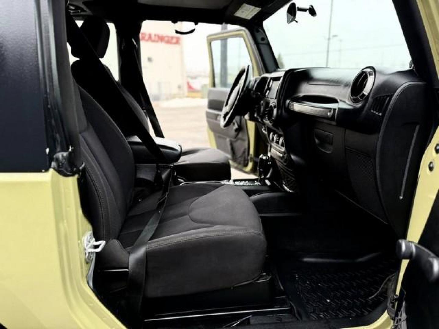 2013 GREEN JEEP WRANGLER (1C4AJWAG2DL) with an V6,3.6L(220 CID),DOHC engine, AUTOMATIC transmission, located at 14600 Frazho Road, Warren, MI, 48089, (586) 776-3400, 42.485996, -82.974220 - Photo#10