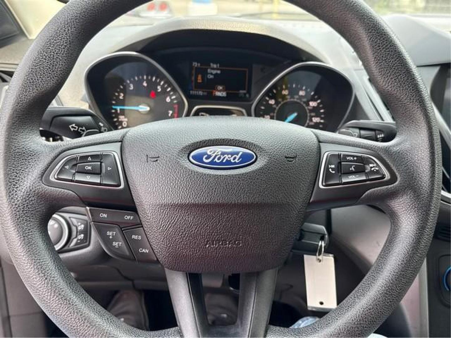 2017 WHITE FORD ESCAPE (1FMCU9GDXHU) with an L4,1.5L(91 CID),DOHC engine, AUTOMATIC transmission, located at 14600 Frazho Road, Warren, MI, 48089, (586) 776-3400, 42.485996, -82.974220 - Photo#12