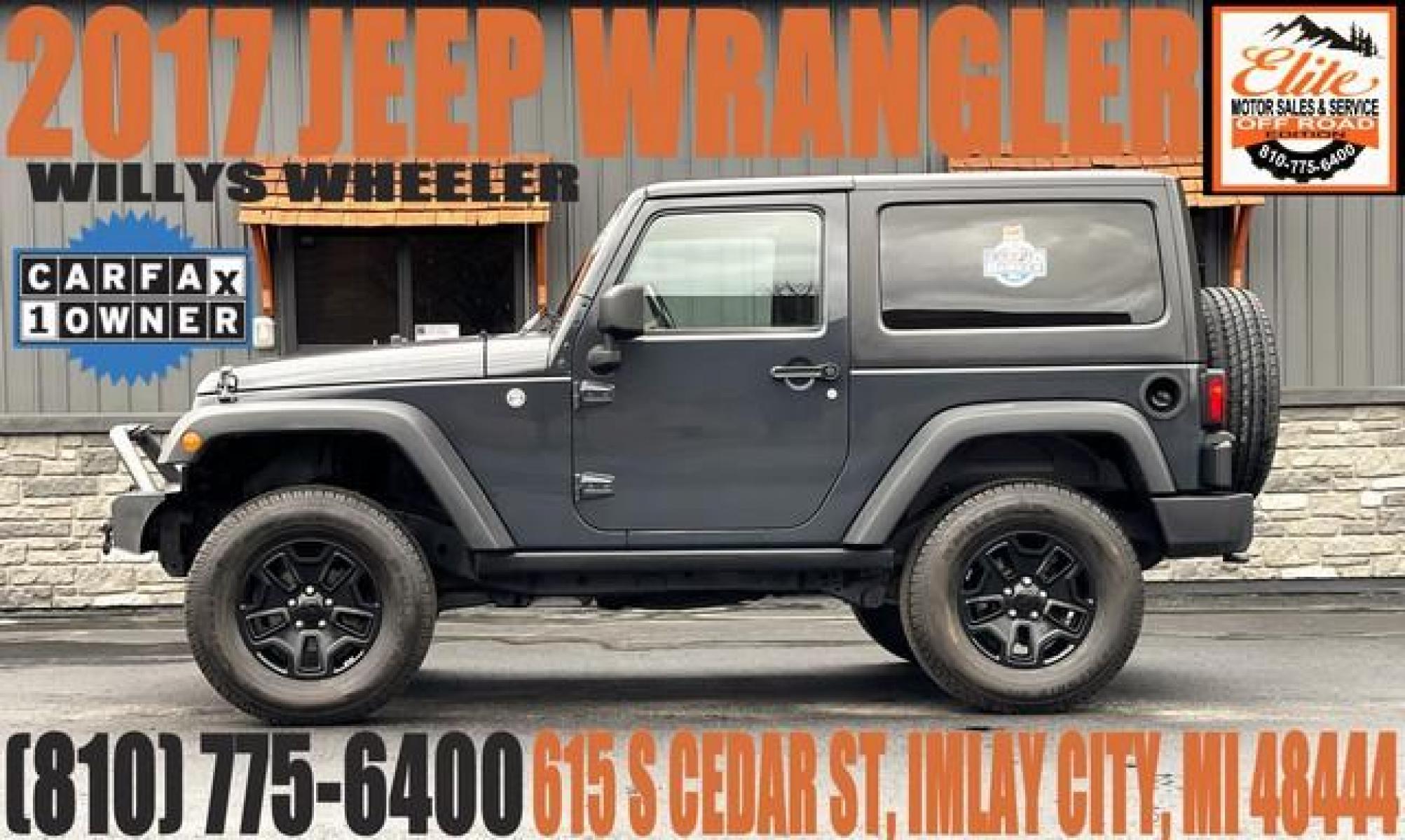 2017 RHINO JEEP WRANGLER (1C4AJWAG5HL) with an V6,3.6L(220 CID),DOHC engine, MANUAL transmission, located at 14600 Frazho Road, Warren, MI, 48089, (586) 776-3400, 42.485996, -82.974220 - Photo #0