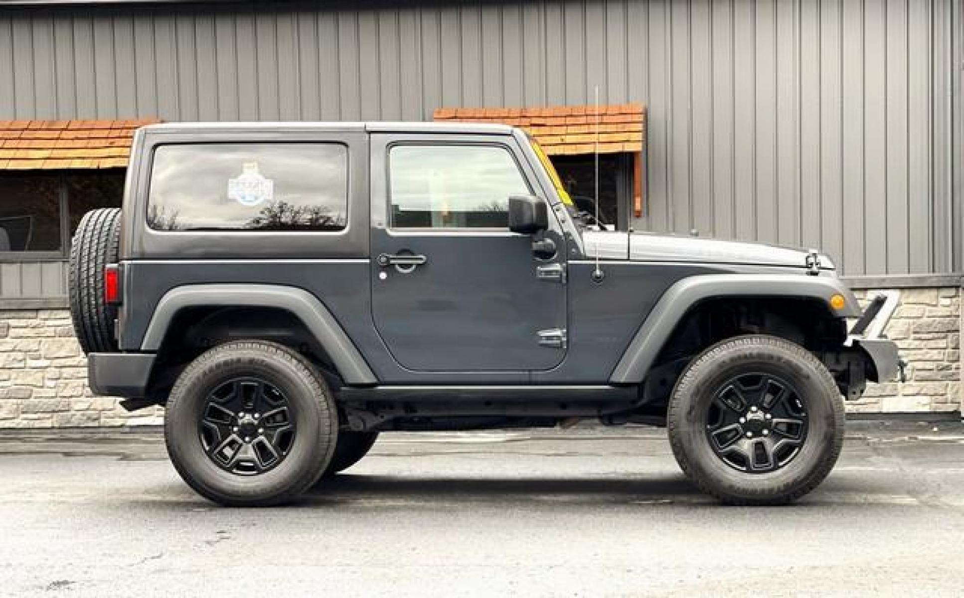 2017 RHINO JEEP WRANGLER (1C4AJWAG5HL) with an V6,3.6L(220 CID),DOHC engine, MANUAL transmission, located at 14600 Frazho Road, Warren, MI, 48089, (586) 776-3400, 42.485996, -82.974220 - Photo #1