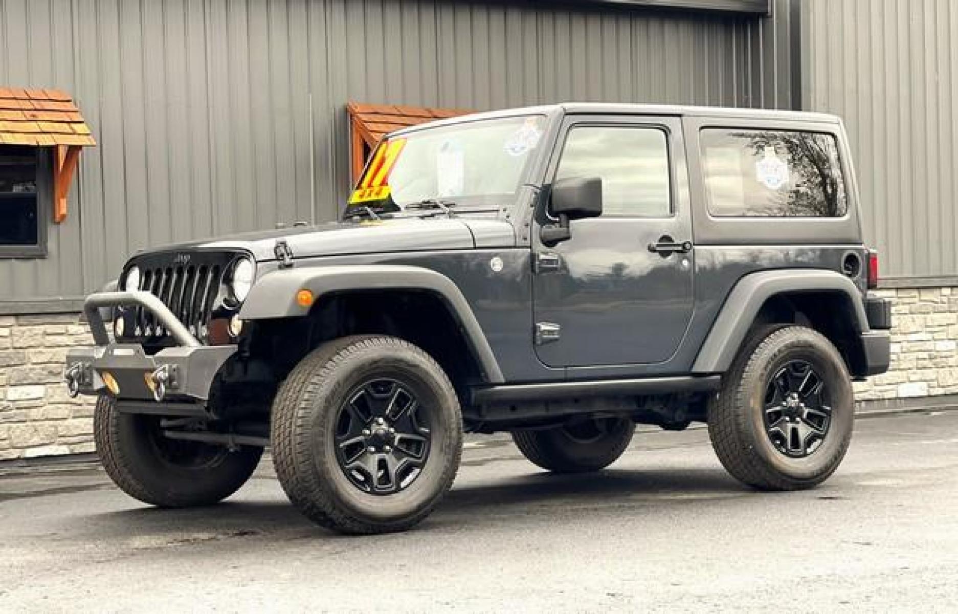 2017 RHINO JEEP WRANGLER (1C4AJWAG5HL) with an V6,3.6L(220 CID),DOHC engine, MANUAL transmission, located at 14600 Frazho Road, Warren, MI, 48089, (586) 776-3400, 42.485996, -82.974220 - Photo #2