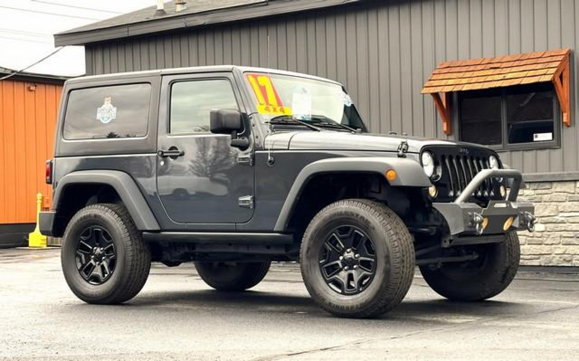 2017 RHINO JEEP WRANGLER (1C4AJWAG5HL) with an V6,3.6L(220 CID),DOHC engine, MANUAL transmission, located at 14600 Frazho Road, Warren, MI, 48089, (586) 776-3400, 42.485996, -82.974220 - Photo #4