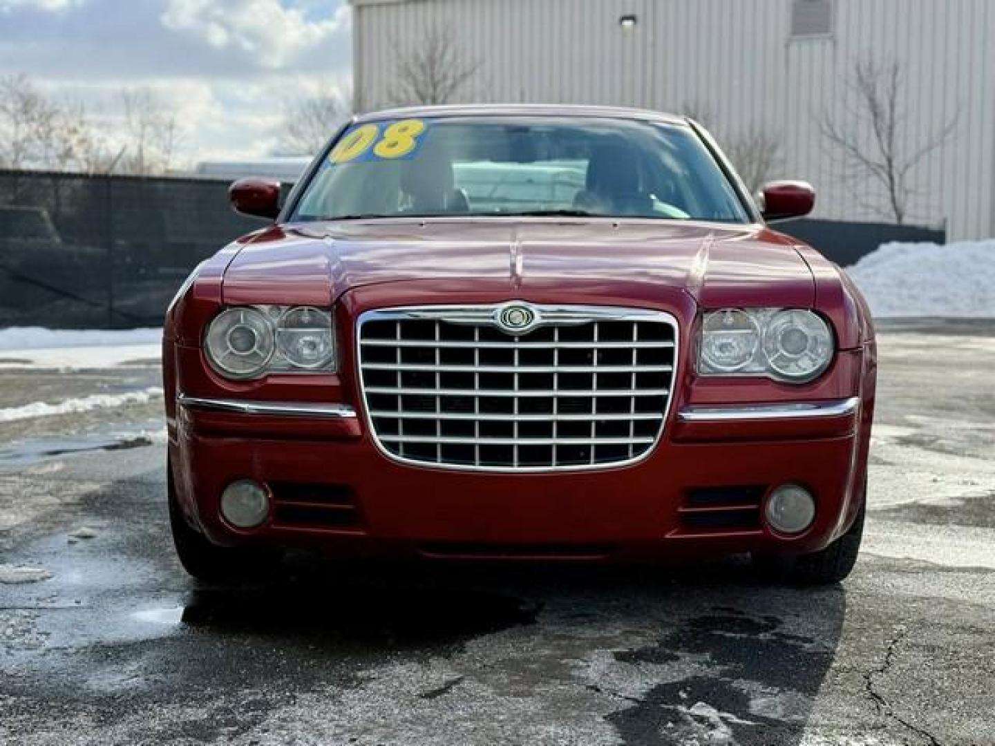 2008 RED CHRYSLER 300 (2C3KA33G08H) with an V6,3.5L(215 CID),SOHC engine, AUTOMATIC transmission, located at 14600 Frazho Road, Warren, MI, 48089, (586) 776-3400, 42.485996, -82.974220 - Photo#2