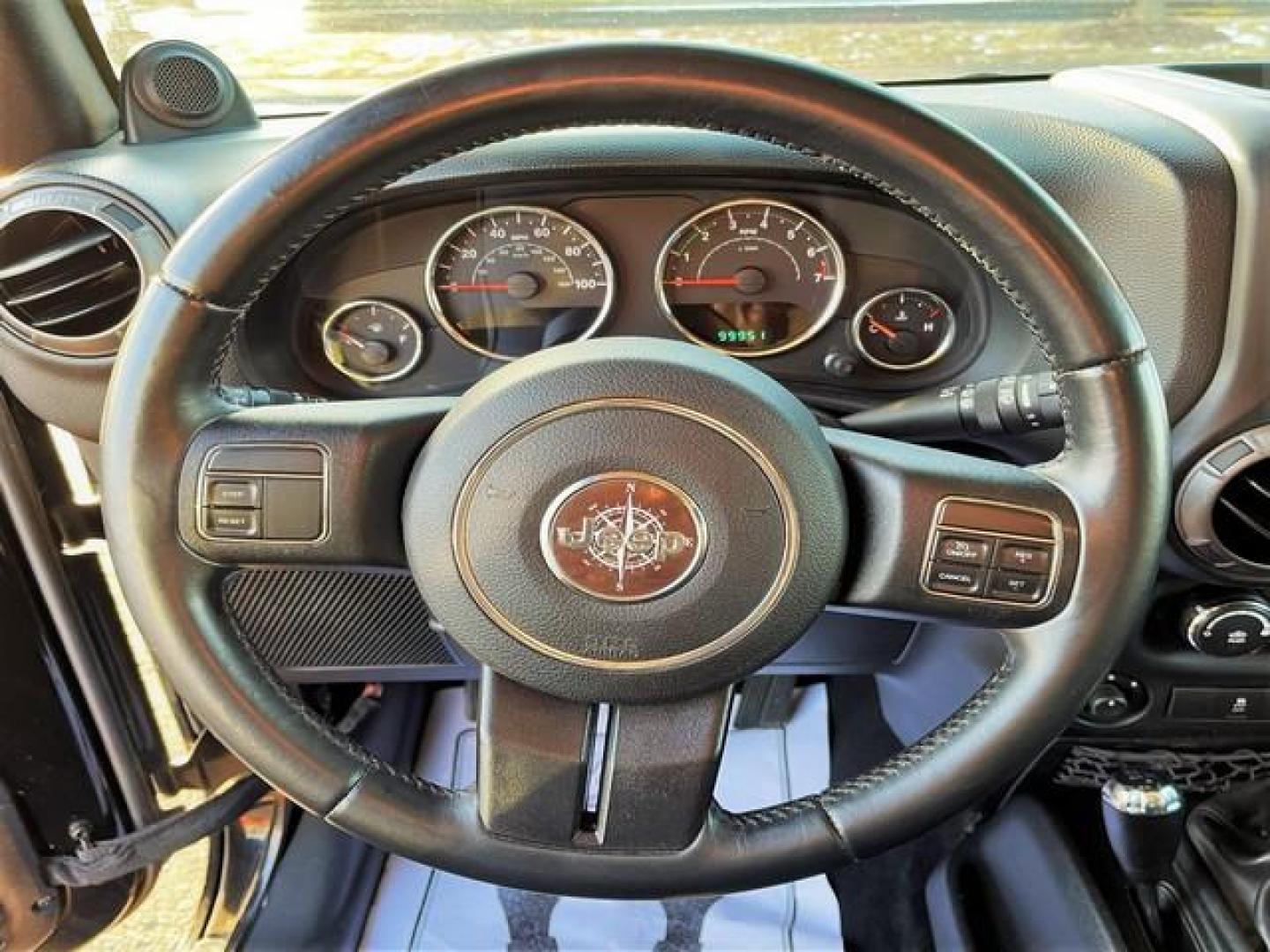 2014 BLACK JEEP WRANGLER (1C4BJWDG7EL) with an V6,3.6L(220 CID),DOHC engine, MANUAL transmission, located at 14600 Frazho Road, Warren, MI, 48089, (586) 776-3400, 42.485996, -82.974220 - Photo#12