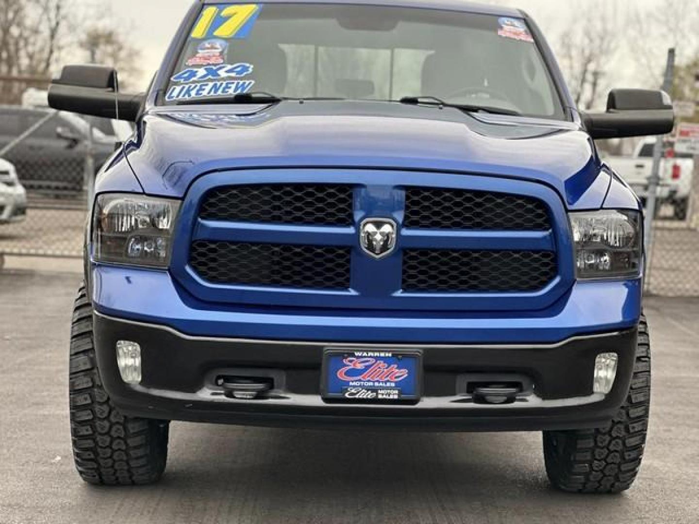 2017 BLUE RAM 1500 (1C6RR7LT1HS) with an V8,5.7L(345 CID),OHV engine, AUTOMATIC transmission, located at 14600 Frazho Road, Warren, MI, 48089, (586) 776-3400, 42.485996, -82.974220 - Photo#1
