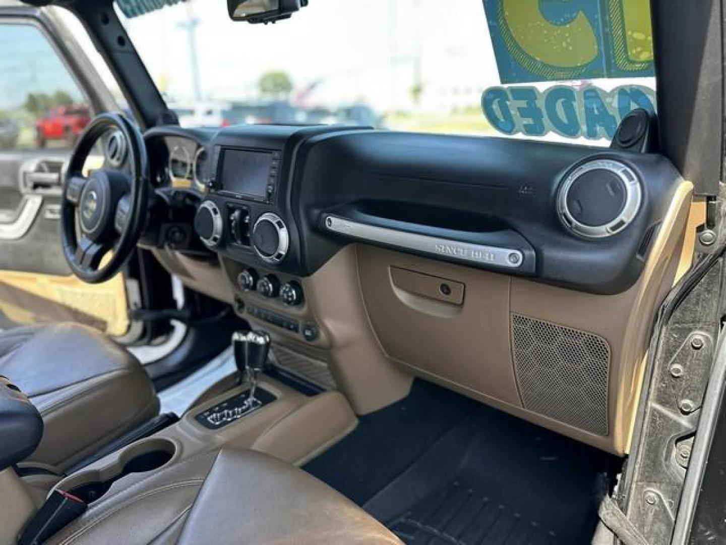 2013 BLACK JEEP WRANGLER SAHARA (1C4BJWEG6DL) with an V6,3.6L(220 CID),DOHC engine, AUTOMATIC transmission, located at 14600 Frazho Road, Warren, MI, 48089, (586) 776-3400, 42.485996, -82.974220 - Photo#13