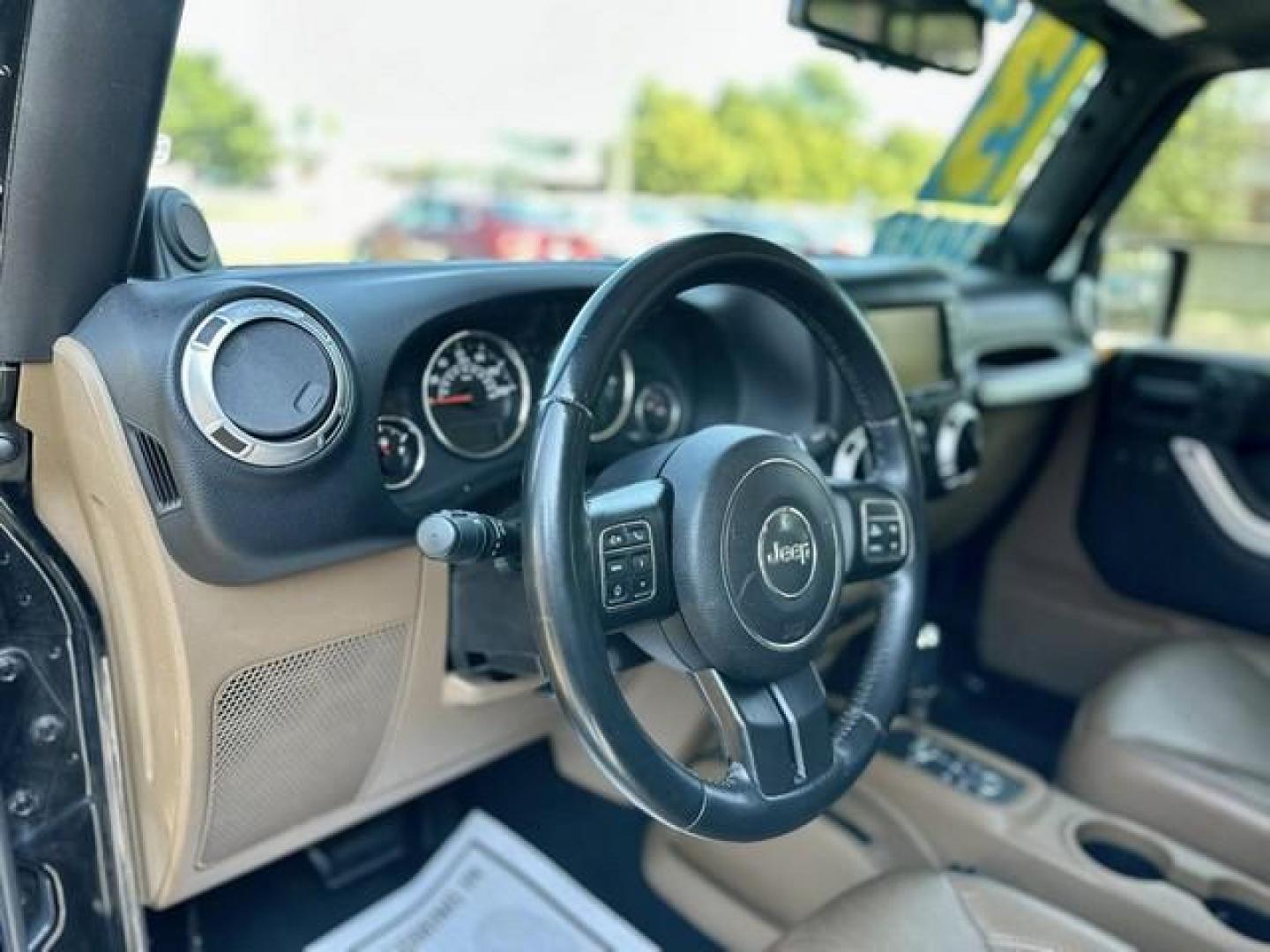 2013 BLACK JEEP WRANGLER SAHARA (1C4BJWEG6DL) with an V6,3.6L(220 CID),DOHC engine, AUTOMATIC transmission, located at 14600 Frazho Road, Warren, MI, 48089, (586) 776-3400, 42.485996, -82.974220 - Photo#14