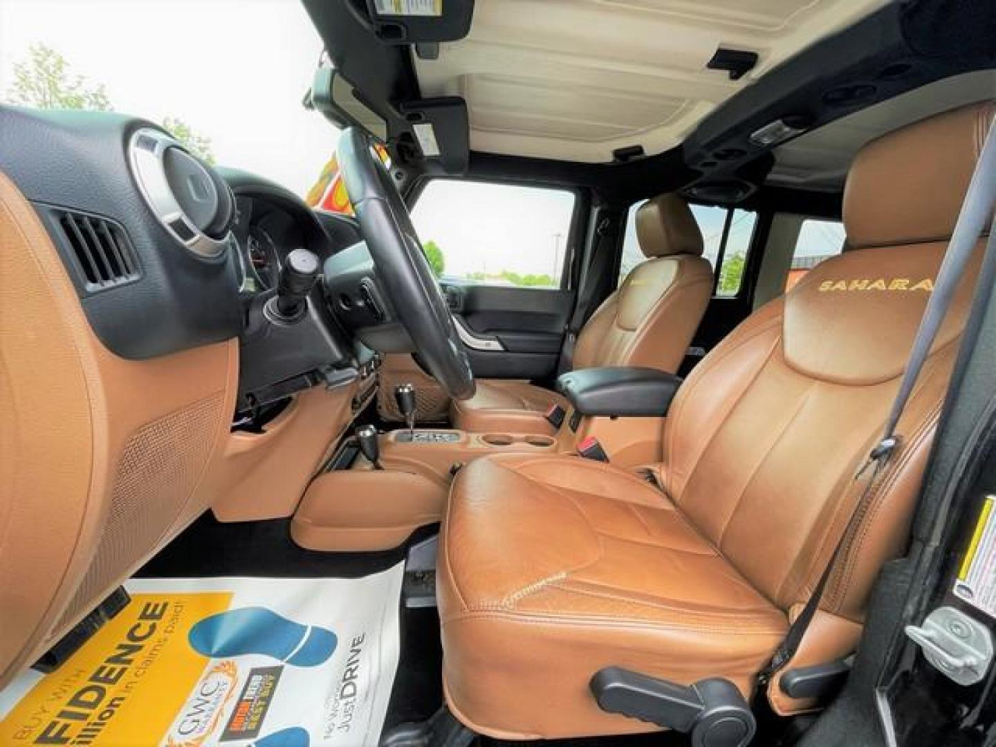 2013 BLACK JEEP WRANGLER SAHARA (1C4BJWEG6DL) with an V6,3.6L(220 CID),DOHC engine, AUTOMATIC transmission, located at 14600 Frazho Road, Warren, MI, 48089, (586) 776-3400, 42.485996, -82.974220 - Photo#8