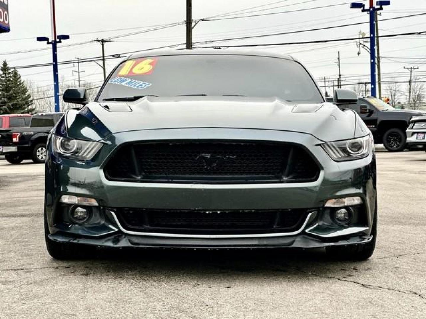 2016 GAURD MET FORD MUSTANG (1FA6P8CF1G5) with an V8,5.0L(302 CID),DOHC engine, MANUAL transmission, located at 14600 Frazho Road, Warren, MI, 48089, (586) 776-3400, 42.485996, -82.974220 - Photo#1