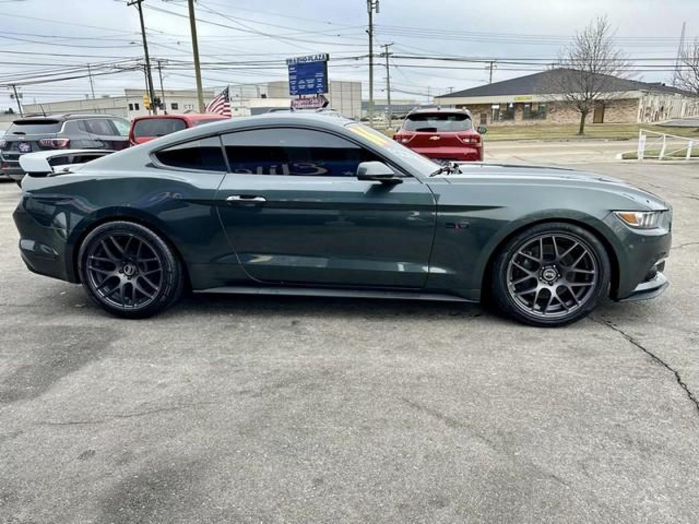 2016 GAURD MET FORD MUSTANG (1FA6P8CF1G5) with an V8,5.0L(302 CID),DOHC engine, MANUAL transmission, located at 14600 Frazho Road, Warren, MI, 48089, (586) 776-3400, 42.485996, -82.974220 - Photo#3