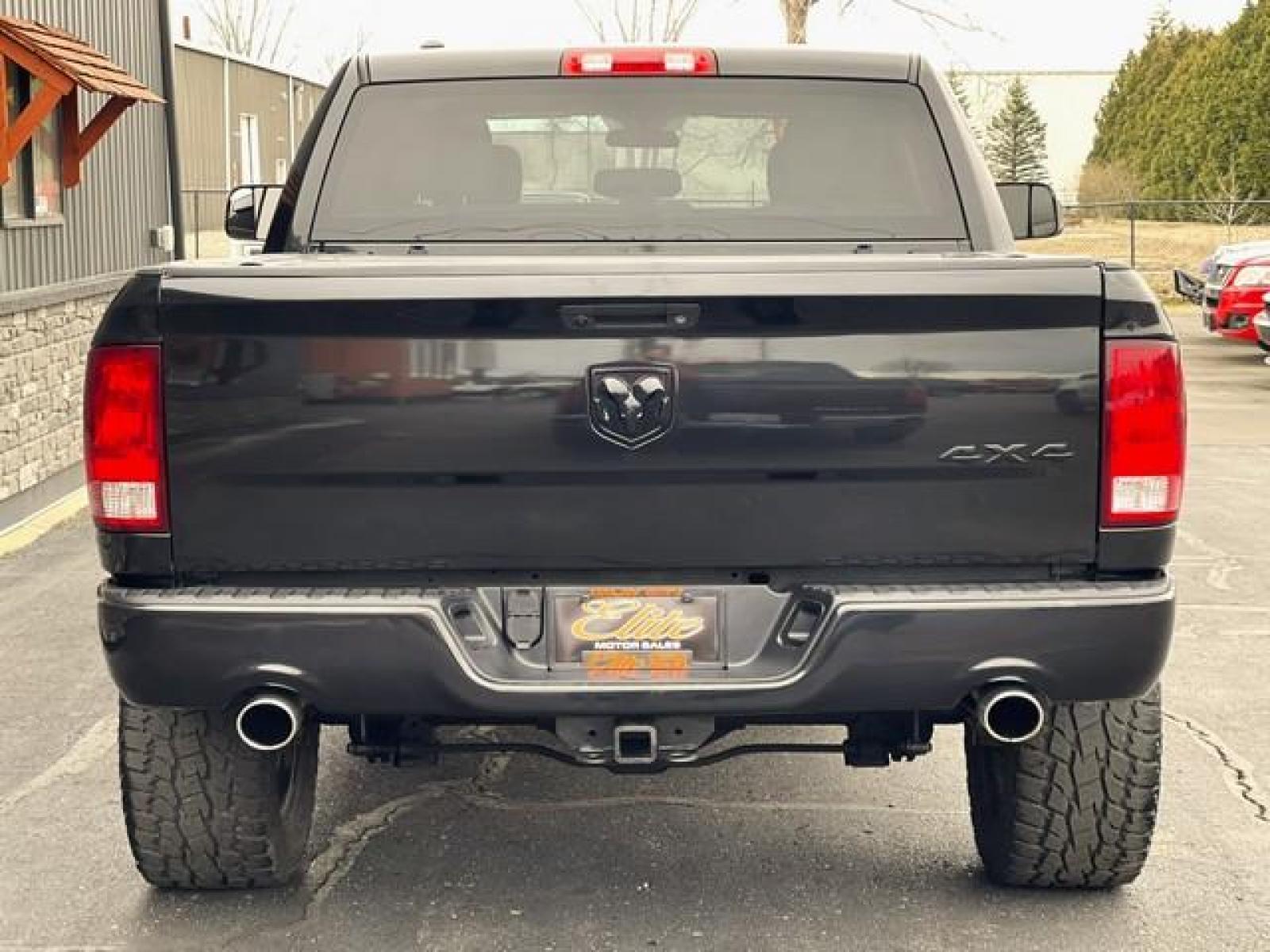 2018 BLACK RAM 1500 (1C6RR7KT6JS) with an V8,5.7L(345 CID),OHV engine, AUTOMATIC transmission, located at 14600 Frazho Road, Warren, MI, 48089, (586) 776-3400, 42.485996, -82.974220 - Photo #6