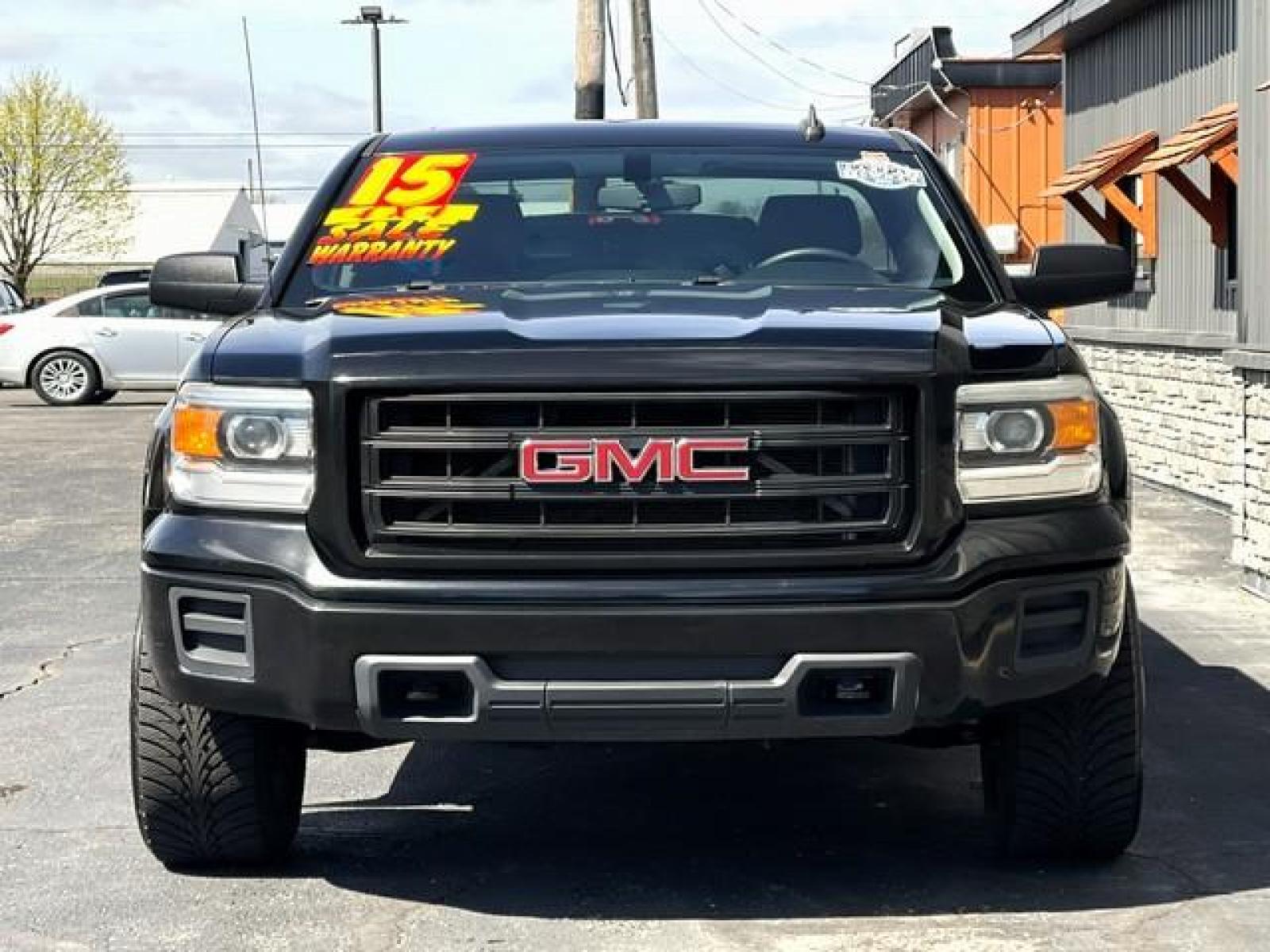 2015 BLACK GMC SIERRA 1500 (1GTV2TEC5FZ) with an V8,5.3L(325 CID),OHV engine, AUTOMATIC transmission, located at 14600 Frazho Road, Warren, MI, 48089, (586) 776-3400, 42.485996, -82.974220 - Photo #2