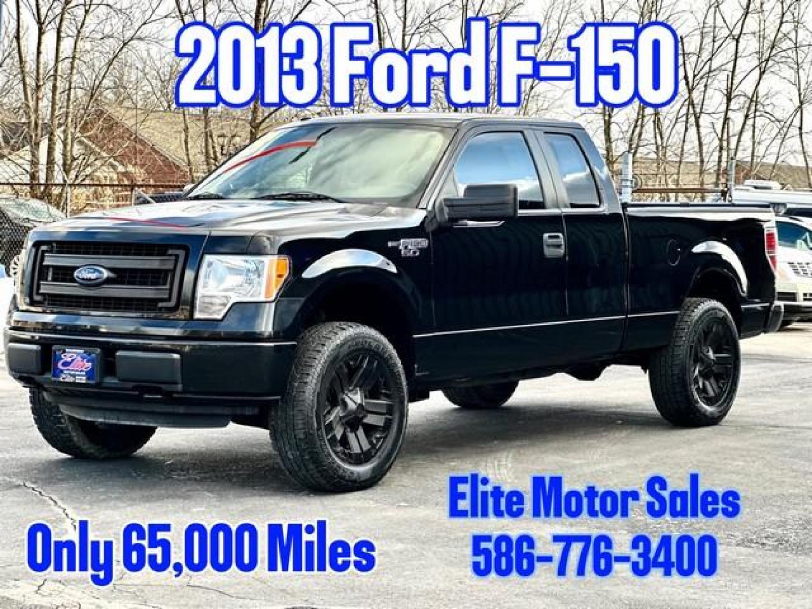 2013 BLACK FORD F-150 (1FTFX1EF7DK) with an V8,5.0L(302 CID),DOHC engine, AUTOMATIC transmission, located at 14600 Frazho Road, Warren, MI, 48089, (586) 776-3400, 42.485996, -82.974220 - Photo #0