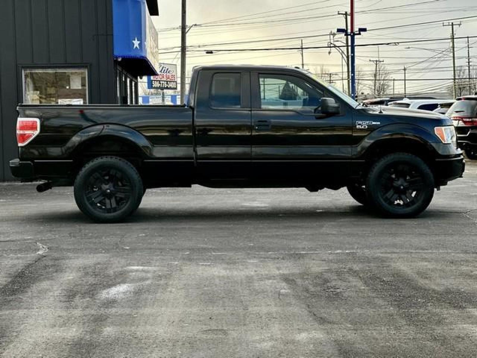 2013 BLACK FORD F-150 (1FTFX1EF7DK) with an V8,5.0L(302 CID),DOHC engine, AUTOMATIC transmission, located at 14600 Frazho Road, Warren, MI, 48089, (586) 776-3400, 42.485996, -82.974220 - Photo #3