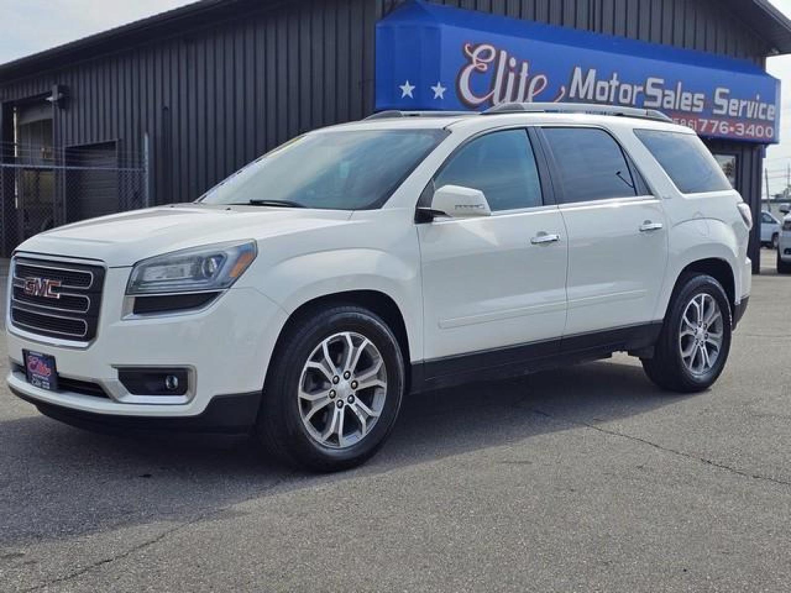 2013 WHITE GMC ACADIA (1GKKVRED3DJ) with an V6,3.6L(217 CID),DOHC engine, AUTOMATIC transmission, located at 14600 Frazho Road, Warren, MI, 48089, (586) 776-3400, 42.485996, -82.974220 - Photo #0