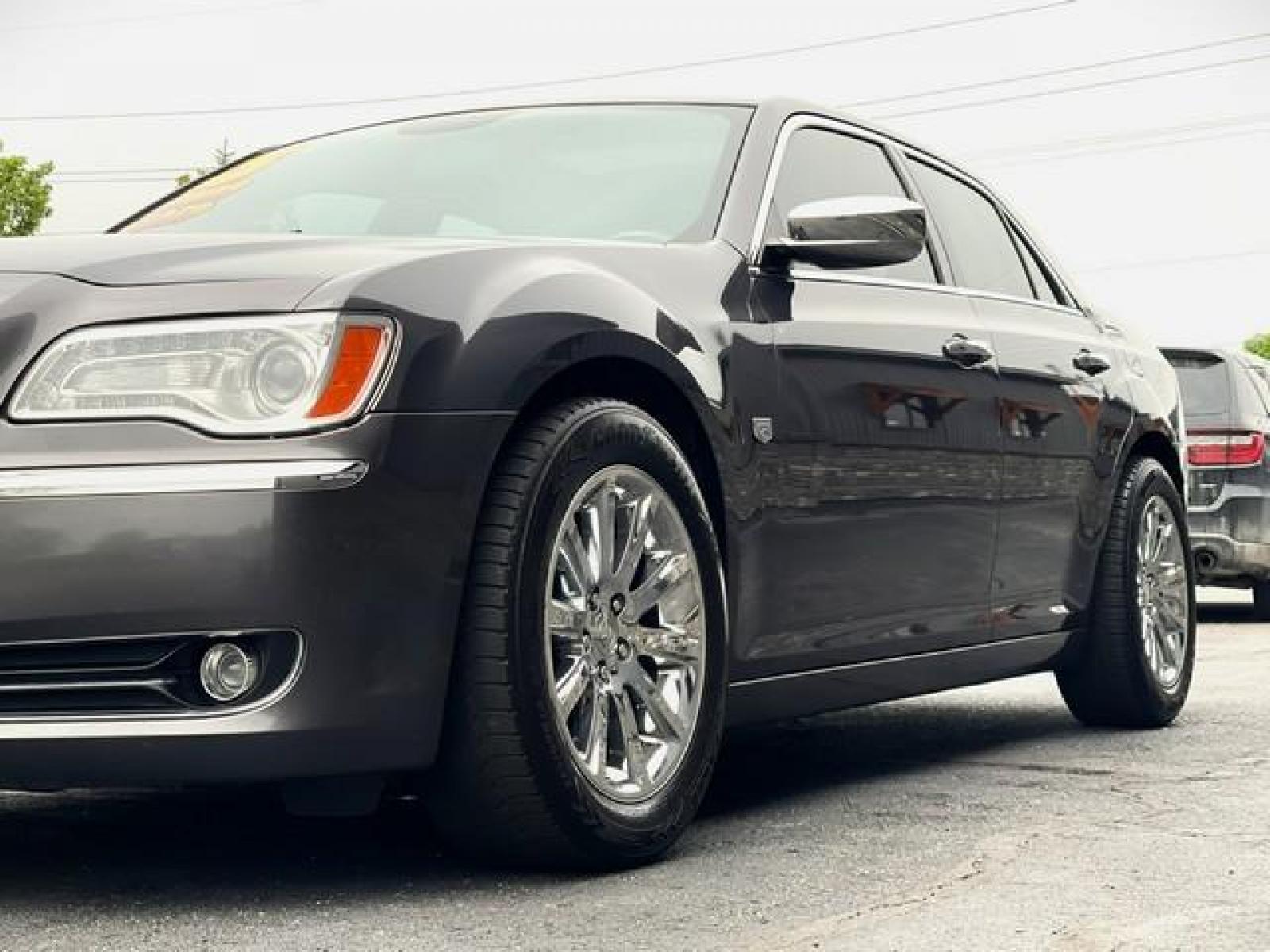 2013 GRANITE CHRYSTAL METALLIC CHRYSLER 300 (2C3CCAET3DH) with an V8,5.7L(345 CID),OHV engine, AUTOMATIC transmission, located at 14600 Frazho Road, Warren, MI, 48089, (586) 776-3400, 42.485996, -82.974220 - Photo #1