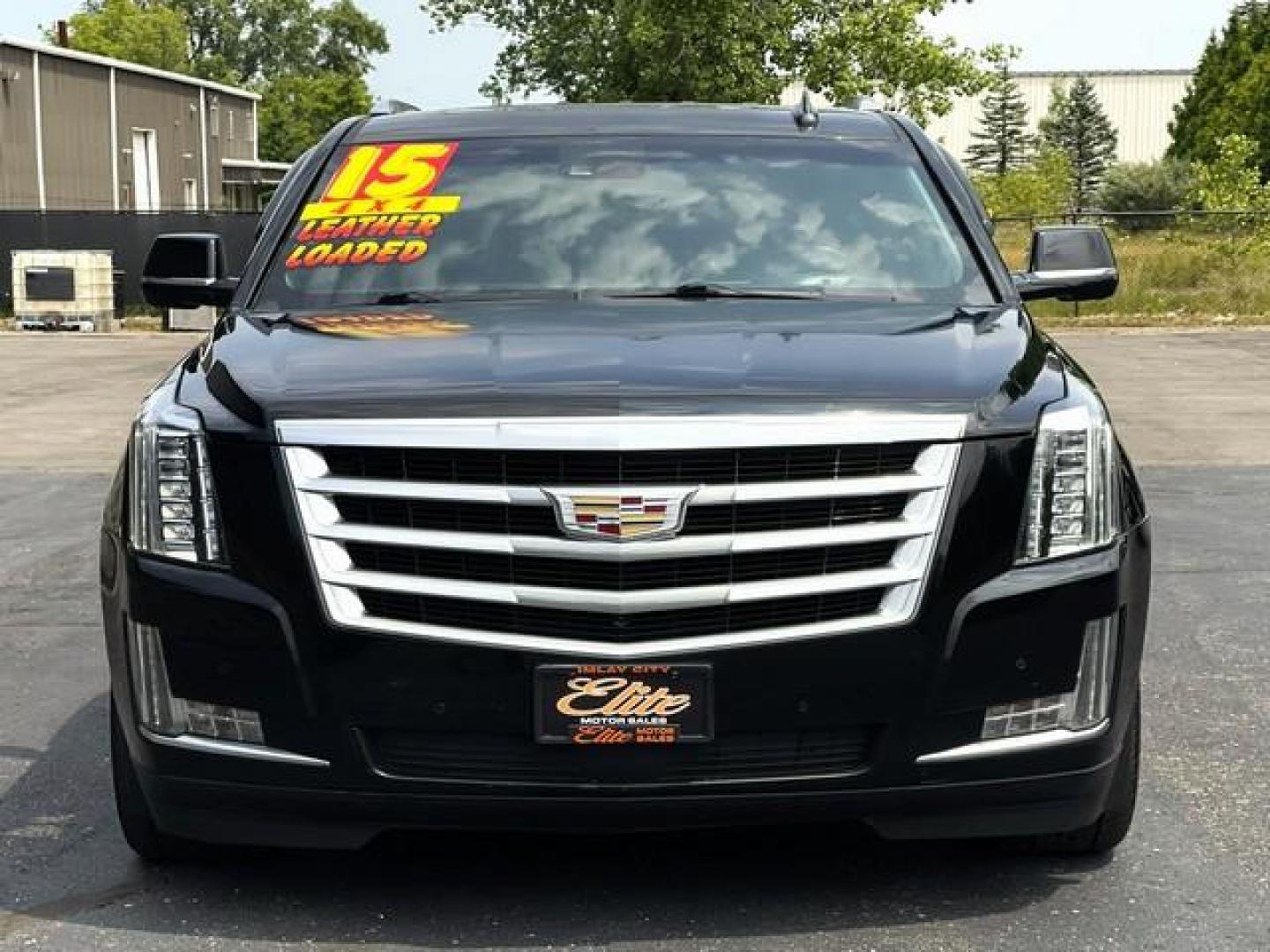 2015 BLACK CADILLAC ESCALADE (1GYS4NKJ7FR) with an V8,6.2L(376 CID),OHV engine, AUTOMATIC transmission, located at 14600 Frazho Road, Warren, MI, 48089, (586) 776-3400, 42.485996, -82.974220 - Photo#6