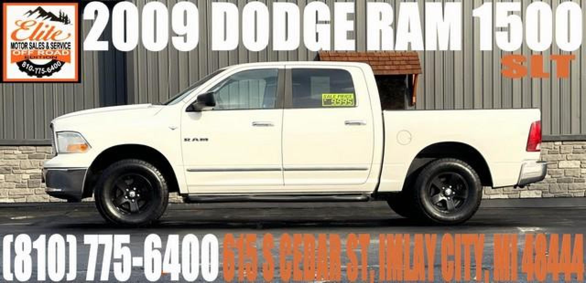 2009 WHITE DODGE RAM 1500 (1D3HV13P29S) with an V8,4.7L(287 CID),SOHC engine, AUTOMATIC transmission, located at 14600 Frazho Road, Warren, MI, 48089, (586) 776-3400, 42.485996, -82.974220 - Photo#0