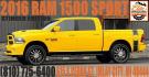 2016 YELLOW RAM 1500 (1C6RR7MT9GS) with an V8,5.7L(345 CID),OHV engine, AUTOMATIC transmission, located at 14600 Frazho Road, Warren, MI, 48089, (586) 776-3400, 42.485996, -82.974220 - Photo#0