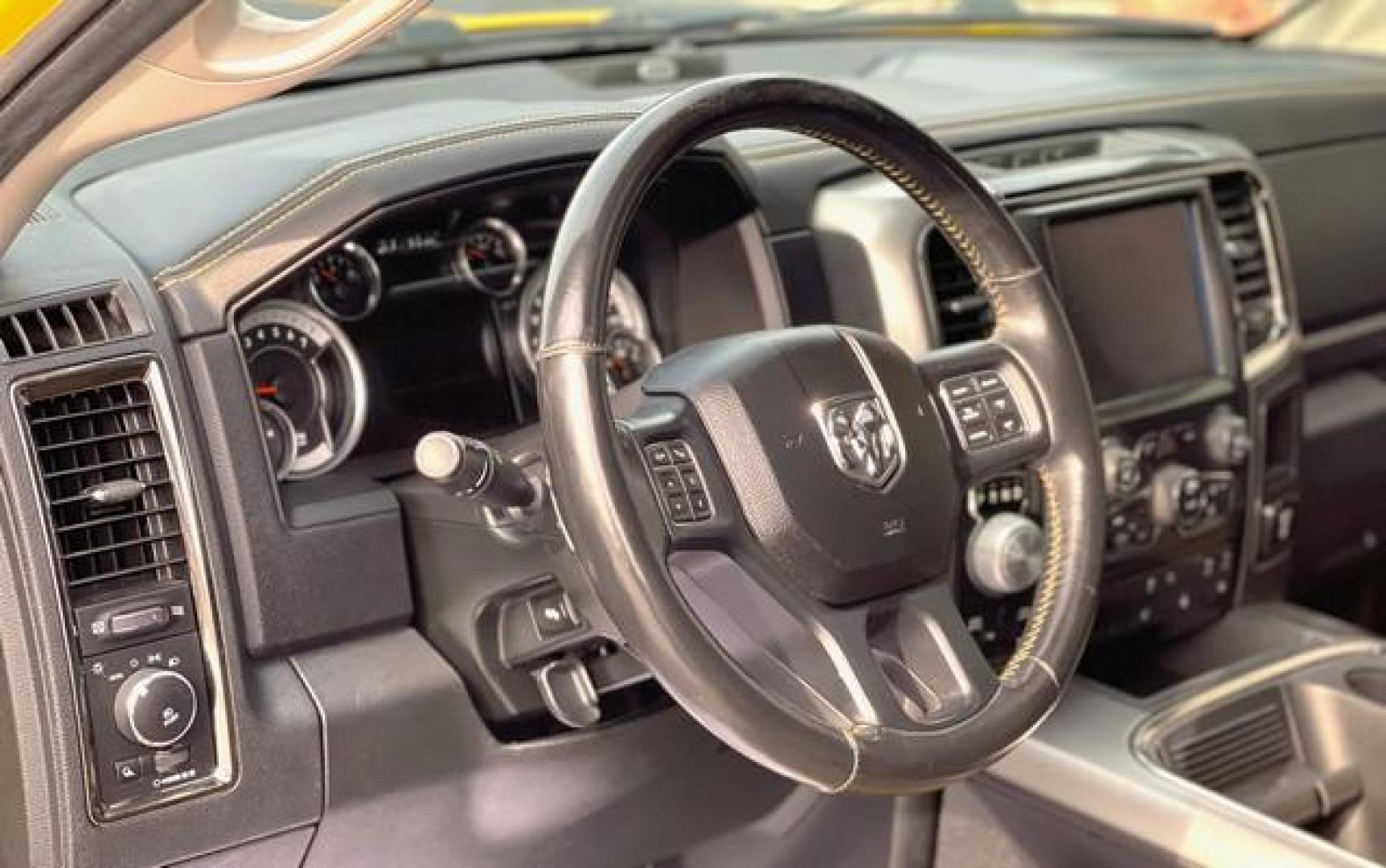 2016 YELLOW RAM 1500 (1C6RR7MT9GS) with an V8,5.7L(345 CID),OHV engine, AUTOMATIC transmission, located at 14600 Frazho Road, Warren, MI, 48089, (586) 776-3400, 42.485996, -82.974220 - Photo#12
