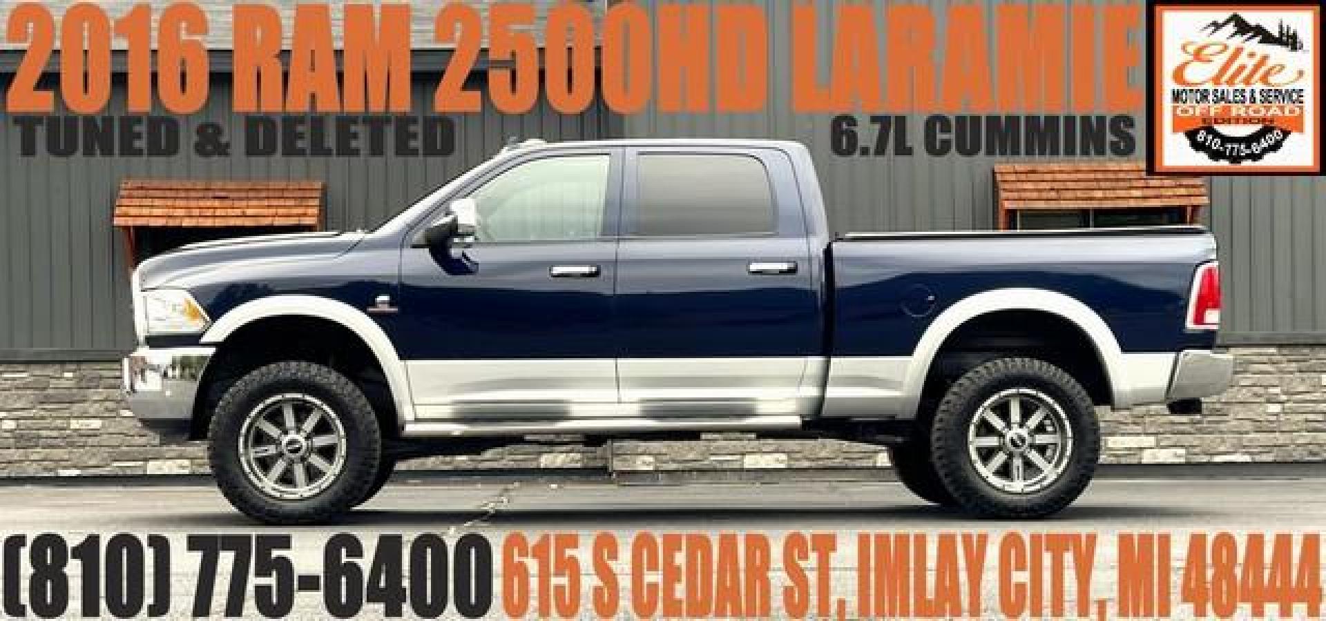 2016 BLUE RAM 2500 (3C6UR5FL2GG) with an L6,6.7L(408 CID),OHV engine, AUTOMATIC transmission, located at 14600 Frazho Road, Warren, MI, 48089, (586) 776-3400, 42.485996, -82.974220 - Photo#0