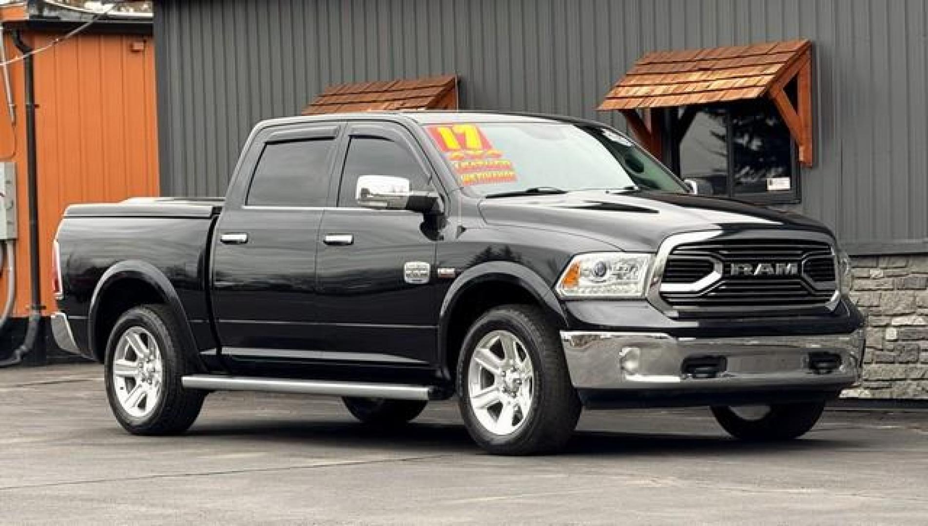 2017 BLACK RAM 1500 (1C6RR7PT4HS) with an V8,5.7L(345 CID),OHV engine, AUTOMATIC transmission, located at 14600 Frazho Road, Warren, MI, 48089, (586) 776-3400, 42.485996, -82.974220 - Photo#3