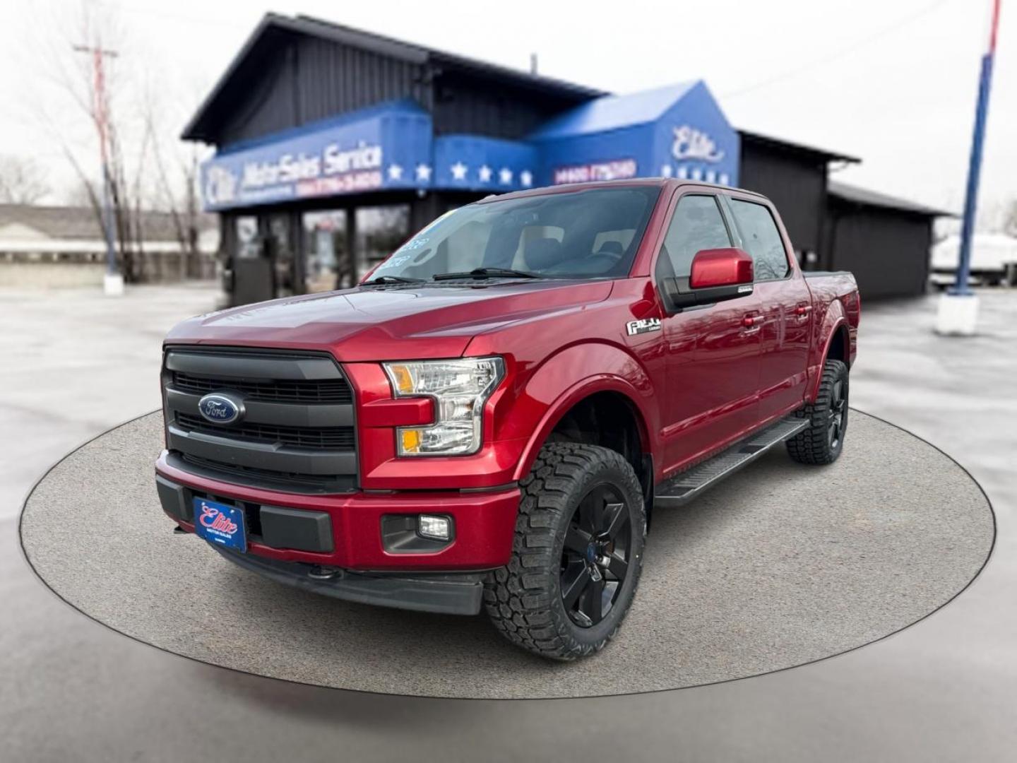 2017 RUBY RED METTALIC FORD F-150 (1FTEW1EF5HF) with an V8,5.0L(302 CID),DOHC engine, AUTOMATIC transmission, located at 14600 Frazho Road, Warren, MI, 48089, (586) 776-3400, 42.485996, -82.974220 - Photo#0