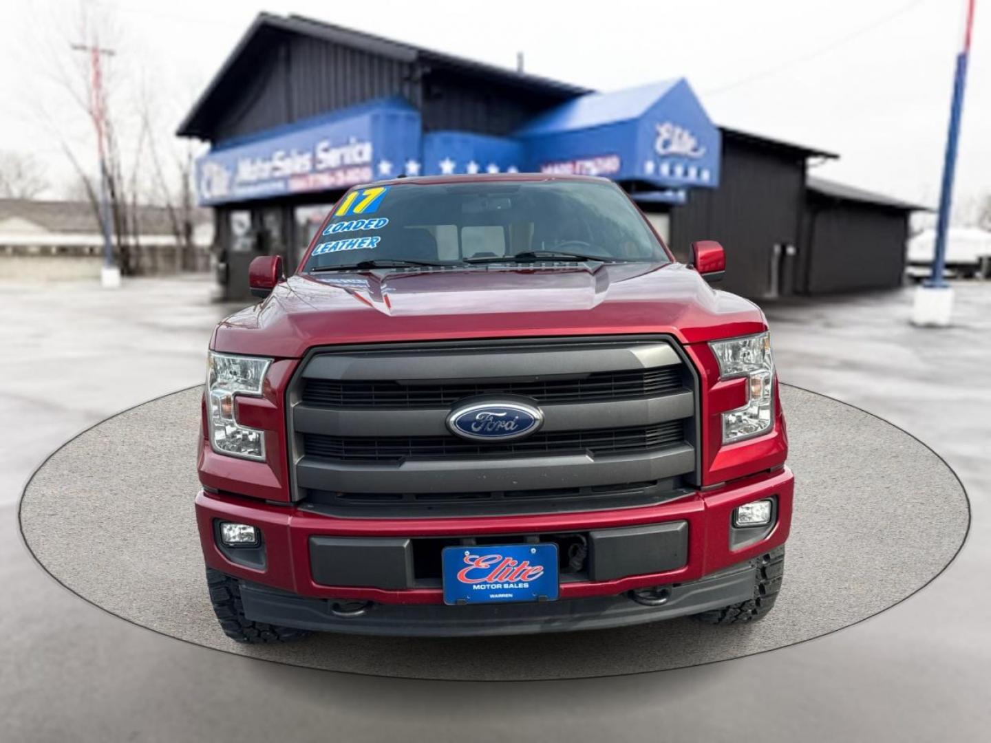 2017 RUBY RED METTALIC FORD F-150 (1FTEW1EF5HF) with an V8,5.0L(302 CID),DOHC engine, AUTOMATIC transmission, located at 14600 Frazho Road, Warren, MI, 48089, (586) 776-3400, 42.485996, -82.974220 - Photo#1