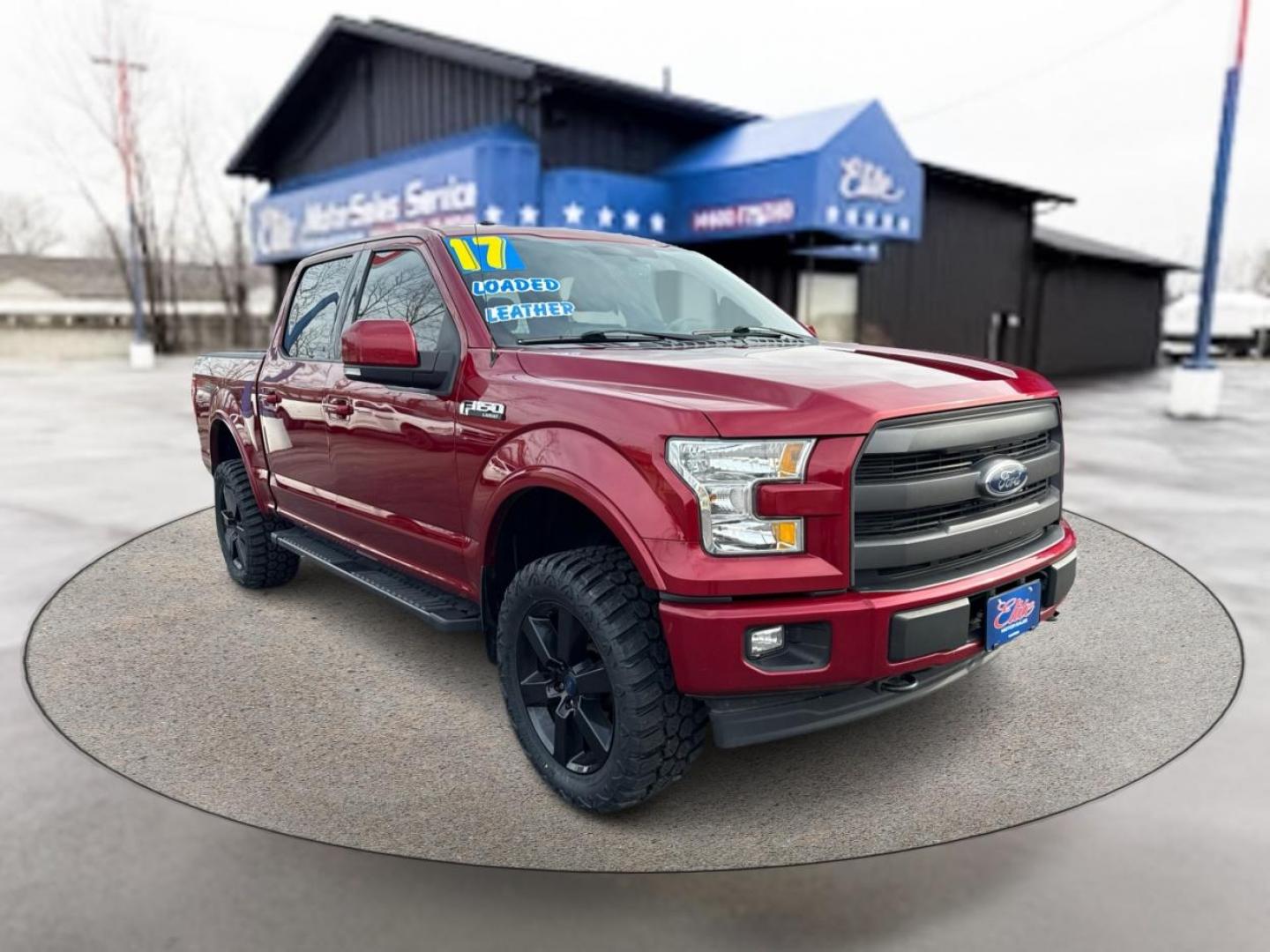 2017 RUBY RED METTALIC FORD F-150 (1FTEW1EF5HF) with an V8,5.0L(302 CID),DOHC engine, AUTOMATIC transmission, located at 14600 Frazho Road, Warren, MI, 48089, (586) 776-3400, 42.485996, -82.974220 - Photo#2