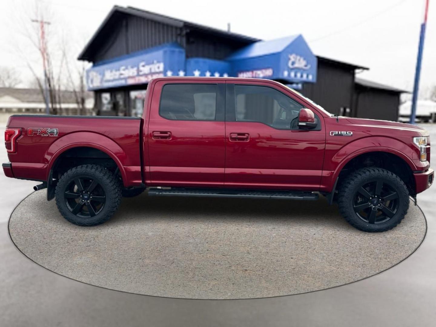 2017 RUBY RED METTALIC FORD F-150 (1FTEW1EF5HF) with an V8,5.0L(302 CID),DOHC engine, AUTOMATIC transmission, located at 14600 Frazho Road, Warren, MI, 48089, (586) 776-3400, 42.485996, -82.974220 - Photo#3