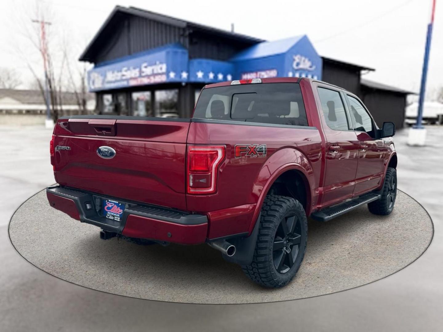 2017 RUBY RED METTALIC FORD F-150 (1FTEW1EF5HF) with an V8,5.0L(302 CID),DOHC engine, AUTOMATIC transmission, located at 14600 Frazho Road, Warren, MI, 48089, (586) 776-3400, 42.485996, -82.974220 - Photo#4