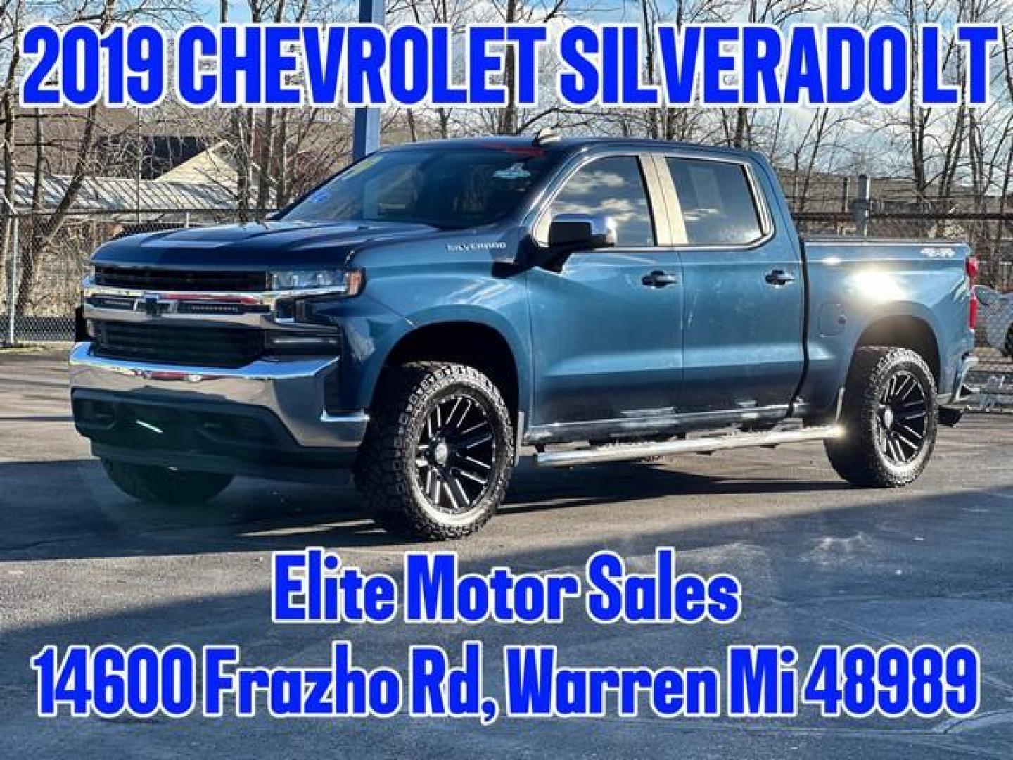 2019 BLUE CHEVROLET SILVERADO 1500 (3GCUYDED7KG) with an V8,5.3L(325 CID),OHV engine, AUTOMATIC transmission, located at 14600 Frazho Road, Warren, MI, 48089, (586) 776-3400, 42.485996, -82.974220 - Photo#0