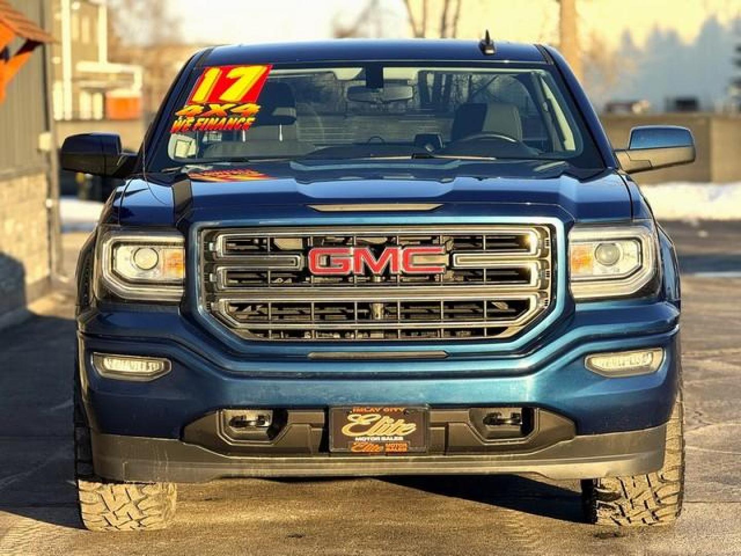 2017 BLUE GMC SIERRA 1500 (1GTV2MEC8HZ) with an V8,5.3L(325 CID),OHV engine, AUTOMATIC transmission, located at 14600 Frazho Road, Warren, MI, 48089, (586) 776-3400, 42.485996, -82.974220 - Photo#2