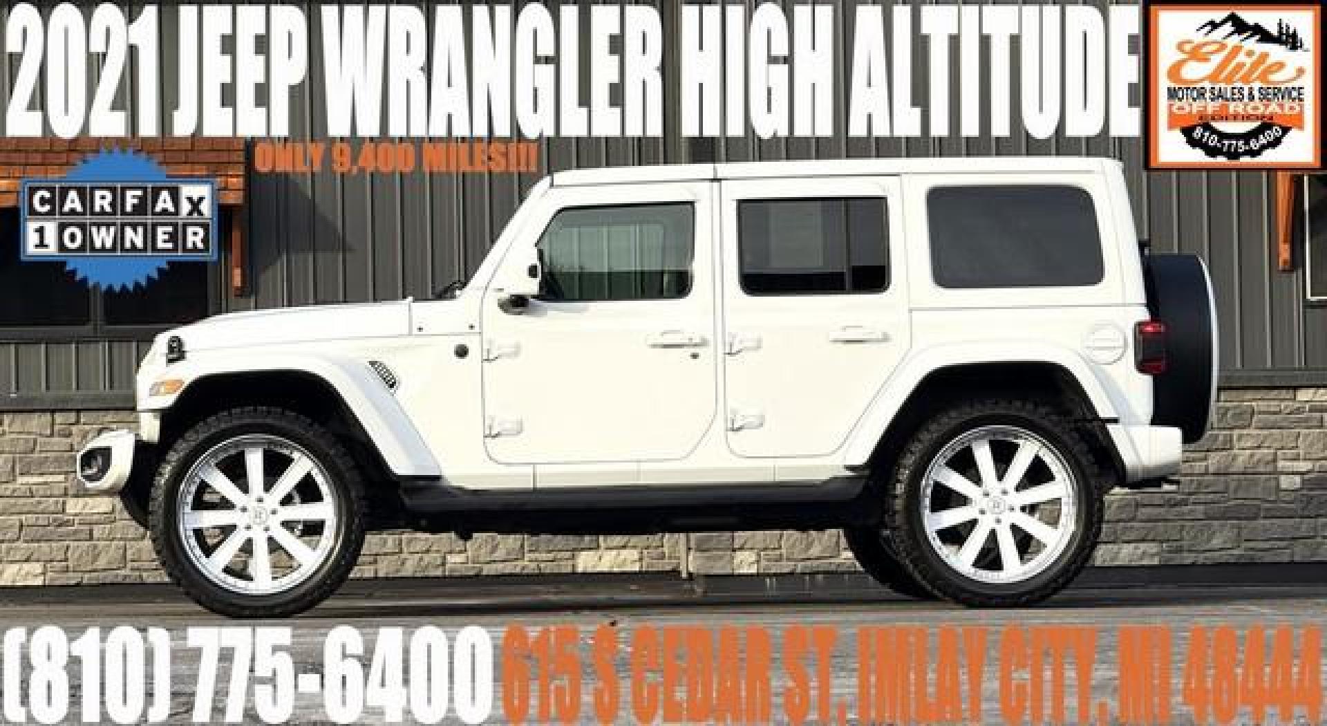 2021 WHITE JEEP WRANGLER (1C4HJXEG6MW) with an V6,3.6L(220 CID), engine, AUTOMATIC transmission, located at 14600 Frazho Road, Warren, MI, 48089, (586) 776-3400, 42.485996, -82.974220 - Photo#0