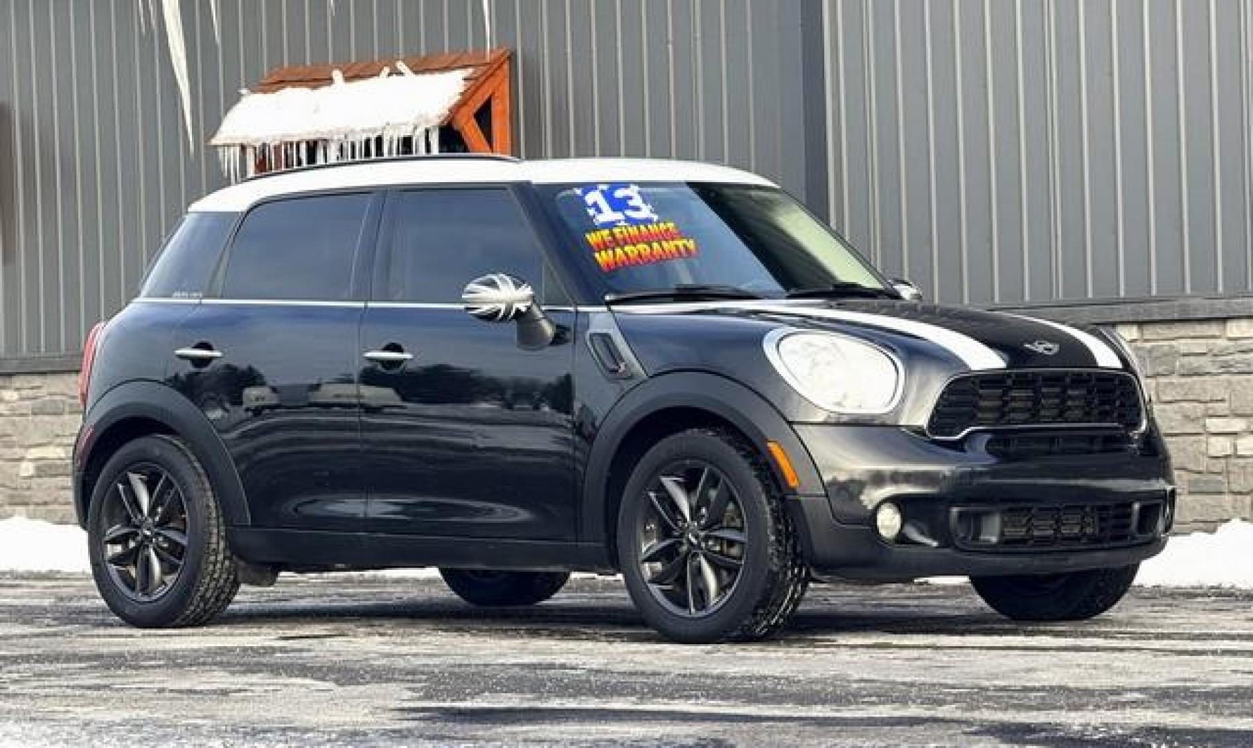 2013 BLACK MINI COOPER COUNTRYMAN (WMWZC3C53DW) with an L4,1.6L(98 CID),DOHC engine, AUTOMATIC transmission, located at 14600 Frazho Road, Warren, MI, 48089, (586) 776-3400, 42.485996, -82.974220 - Photo#3