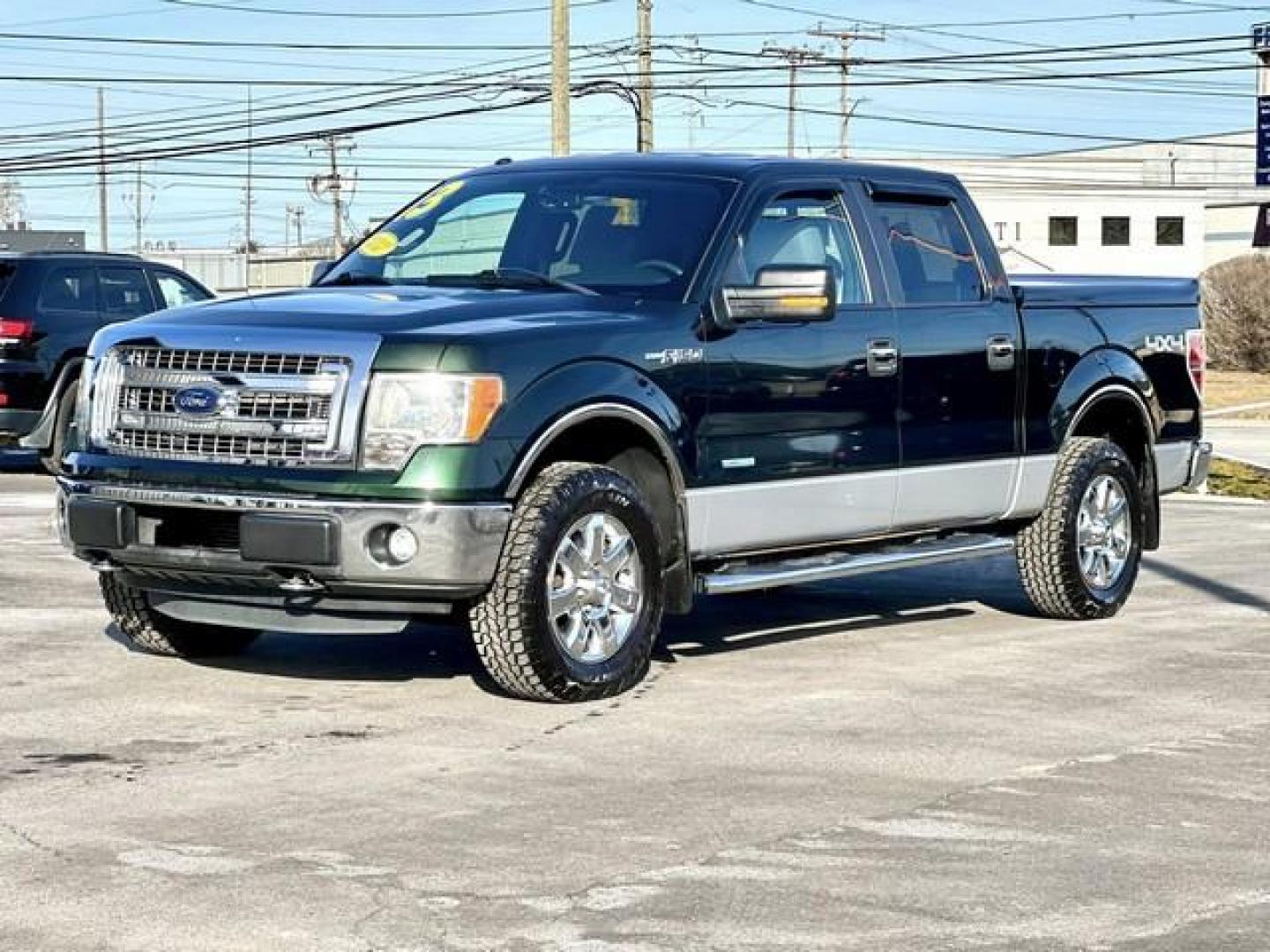 2013 GREEN FORD F-150 (1FTFW1ET2DF) with an V6,3.5L(213 CID),DOHC engine, AUTOMATIC transmission, located at 14600 Frazho Road, Warren, MI, 48089, (586) 776-3400, 42.485996, -82.974220 - Photo#1