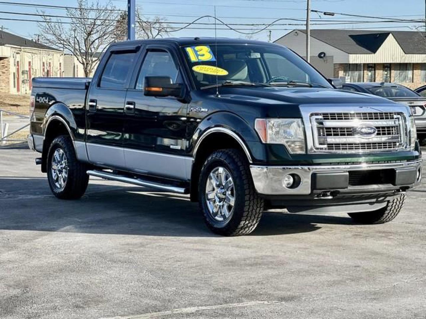 2013 GREEN FORD F-150 (1FTFW1ET2DF) with an V6,3.5L(213 CID),DOHC engine, AUTOMATIC transmission, located at 14600 Frazho Road, Warren, MI, 48089, (586) 776-3400, 42.485996, -82.974220 - Photo#3